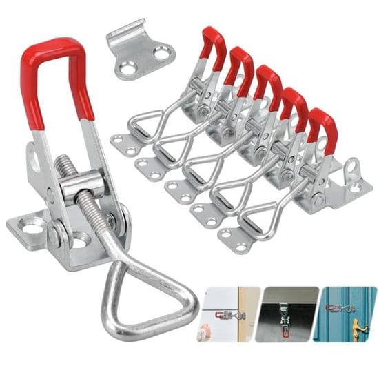 6-piece Trailer Latch Lever, Toggle Latch GH-4001, Trailers with 100 kg Holding Capacity