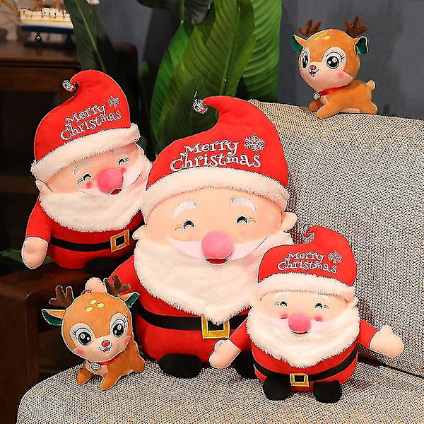 Jultomte Nisse Plysch Julgonks Mjuk PP Bomulls Nisse Juldekorationer Inomhus Utomhus Juldekorationer, Jultomte Plysch Leksak Av G