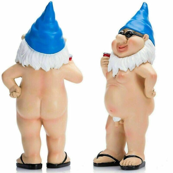 1 Pari Nude Patsas Pöydän Sisustus Gnome Tuhma Alaston Hauska Patsaskoristelu Nudist Lahjat_