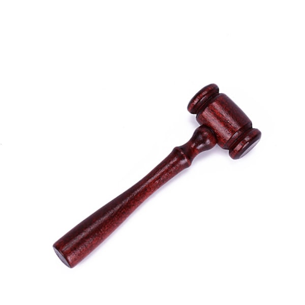 Kids Toys Durable Wooden Gavel Handmade Judge Auction Hammer Wooden Gavel for Court Decoration