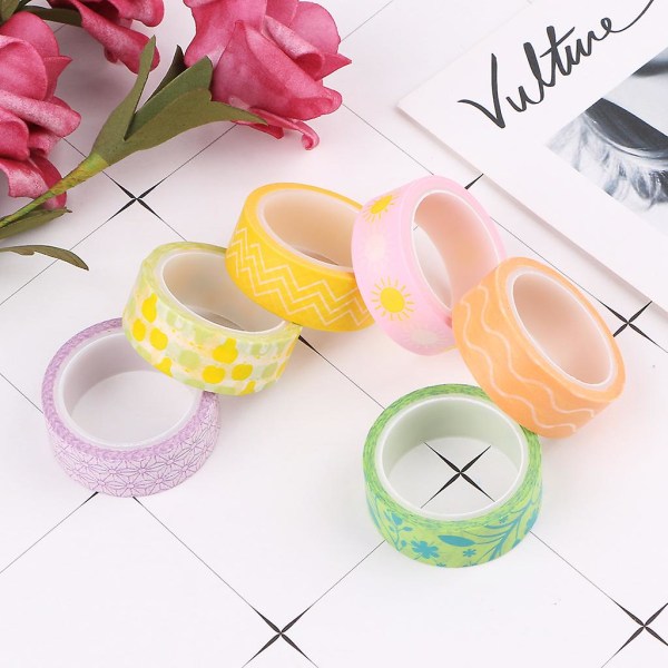 Jule-Washi Tape Kunst Maskering Kjegle Klistremerker for DIY Scrapbooking Journal