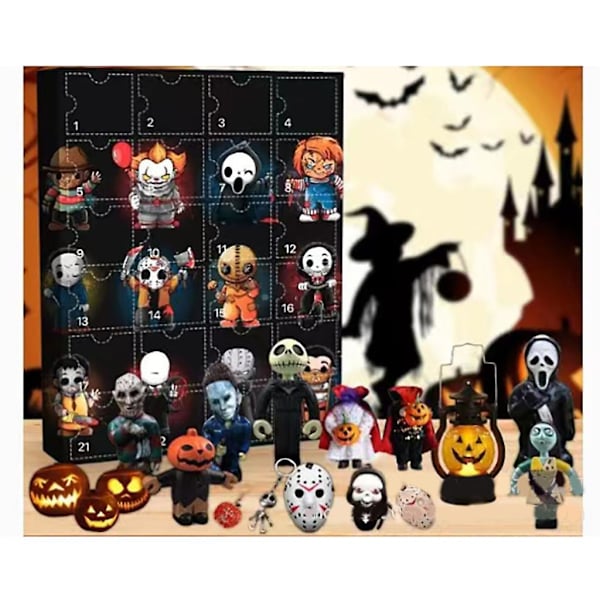 Halloweenin ja Joulukuun Adventissa laskuri yllätysleluilla - Juhla-lahja