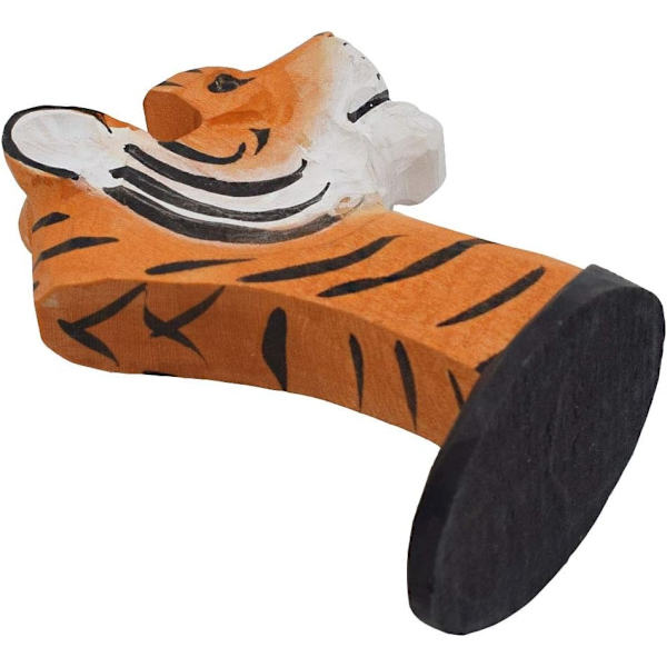 Håndlaget treutskjæring Brille Stativ Brilleholder Solbriller Display Stativ Hjemmekontor Skrivebord Dekor Gave (Tiger)