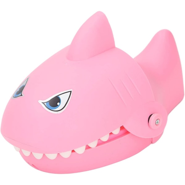 Hai-fingerbiter Interaktivt Spill, Tannlege Spill Krokodille Fingerbiter med Lyd Stressavlastende Morsom Krokodille Tenner Spill (Rosa)