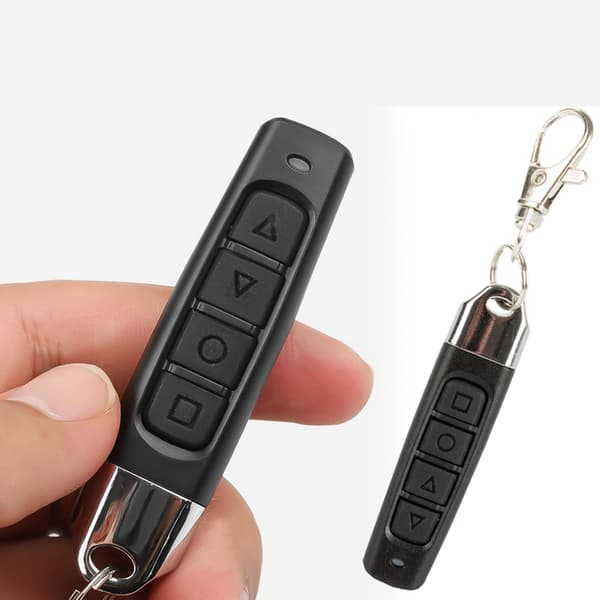 Universal Remote Control for Gate and Door 433.92 MHz Fixed Code Black black