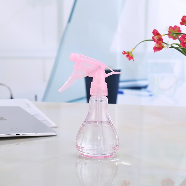 Sprayflaska, 250 ml justerbar sprayförvaringsbehållare för hår-, växt- och hemrengöring, rosa