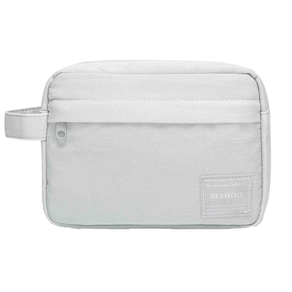 Digital Accessories Storage Canvas Bag Mouse Data Cable Mobile Power ProtectionWhite