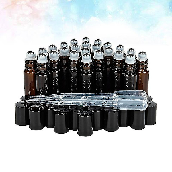 24 stk Glas Rollerflasker