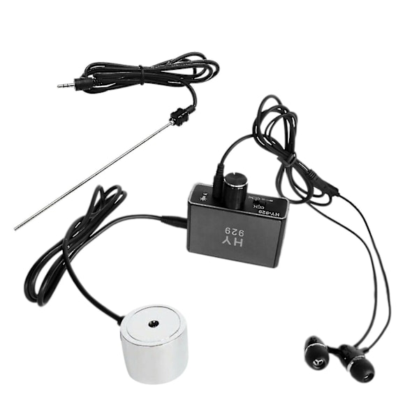 Vattenrör Läckagedetektor Sensor Vattenrör Rörläckage Monitor Testkit Med Dubbla Sonder Hörlurar Hög Känslighet Vattenledning Lokaliserare Tillbehör