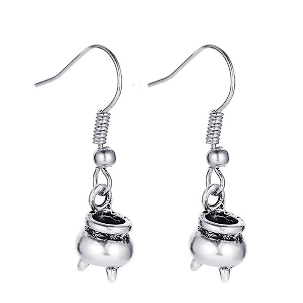 Style 4Punk Skull Lange Hængende Øreringe Skull Dangle Øreringe Halloween Smykker Style 4