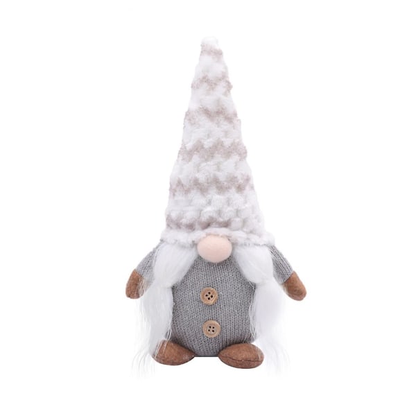 Kasvoton nukkelelu Pehmo Ruotsalainen gnome-nukke seisova hahmolelu kotiin