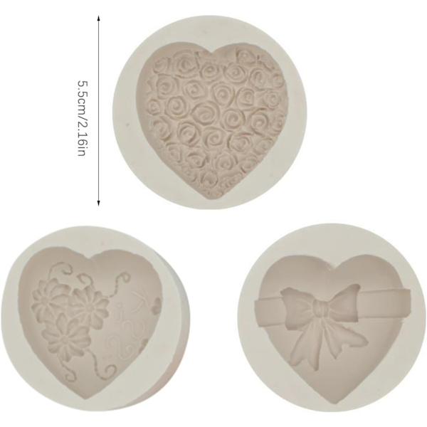3D Rose Mousse Kake Silikonform