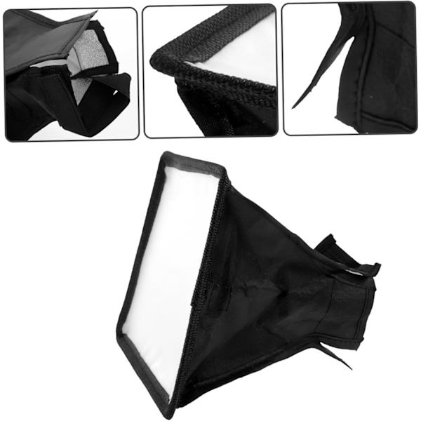 Kamerablixt Diffuser Softbox Mjukbox Belysning för Toppblixt Diffuser Reflektor