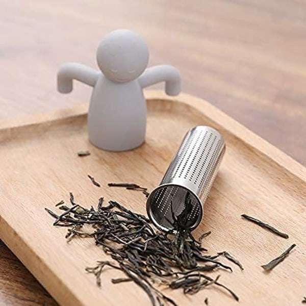 Te-infuser för lösbladste Söt tesilboll i rostfritt stål extra mesh te