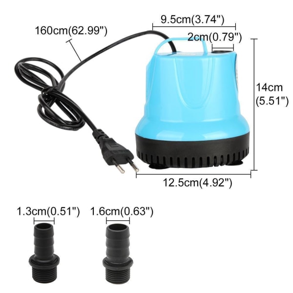 Neddykkelig Pumpe, Vandpumpe, Have til Fisketank Pool (110v 35w) Akvatisk Cyklus