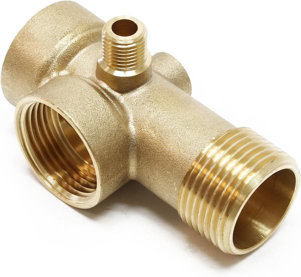 Mässingskoppling 5-vägs DN25 1 \" DN13 1/4 \" Blåstank tryckkärl