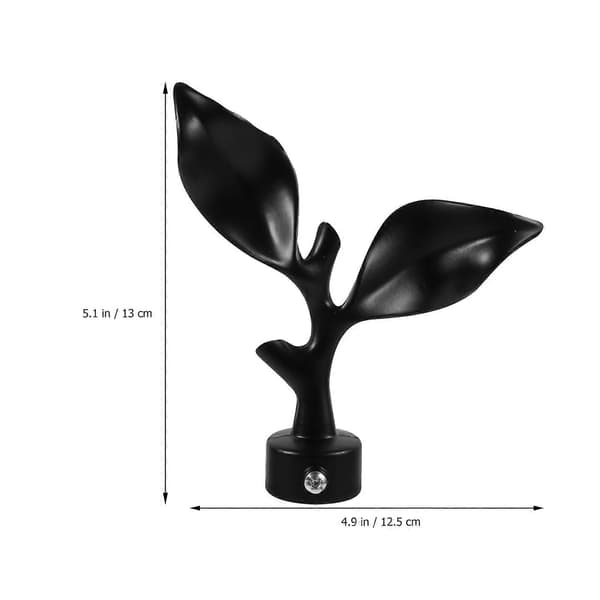 2 stk. Dekorative gardinstangender Gardinstanghode Plugg Vindusgardinstang Avslutninger