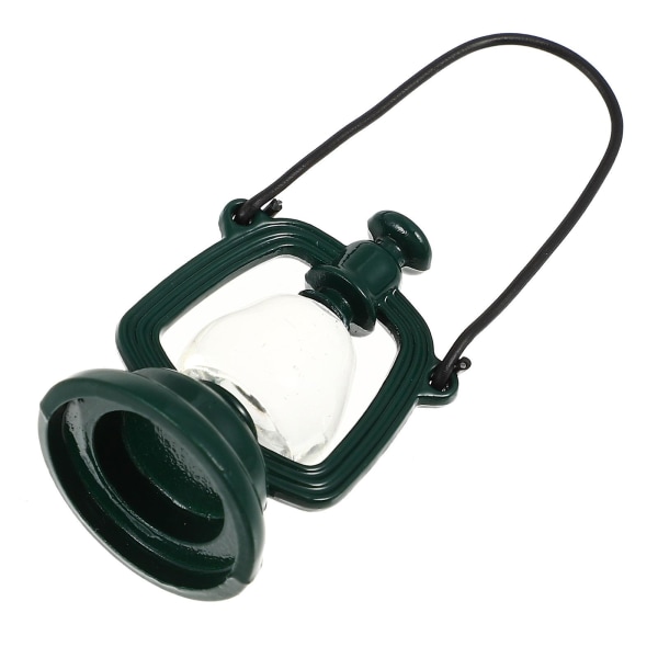 Dukkehust Resin Parafinlampe Miniatyr Parafinlys Dummy Parafinlampe Brun 4.3X2X2CM Brown 4.3X2X2CM