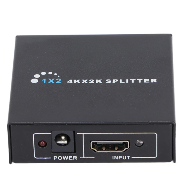 HD Multimedia Interface Splitter 1 in 2 out HD Multimedia Interface Extender for Monitors LCD TVs Computers 100‑240VEU Plug