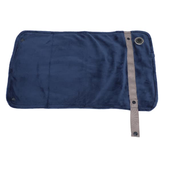 USB Heated Blanket with Temperature Control Multifunctional Electric Heated Throw Warm Cozy Knee Warmer Blanket Home Office Navy Blue