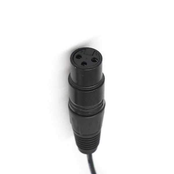 3-polet 2 XLR Hun til 3,5 mm 1/8' TRS Han Stik Stereo Lydkabel Adapterledning Sort