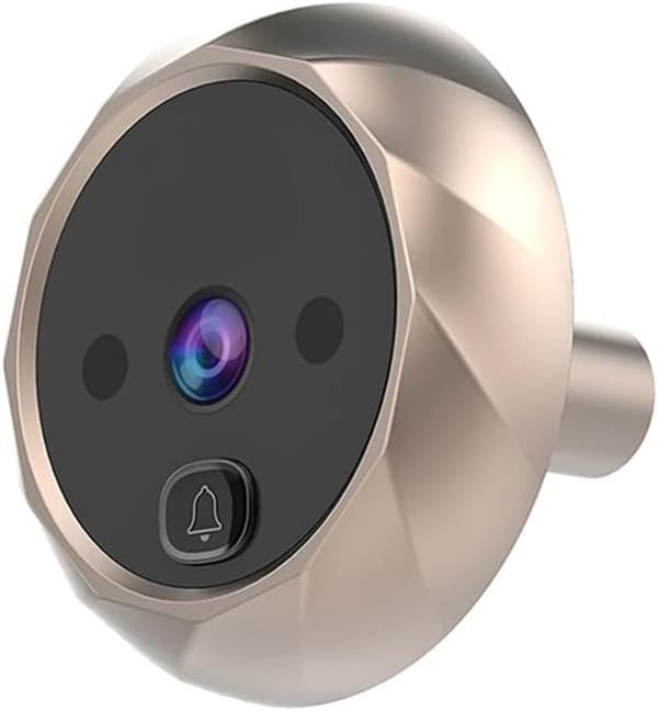 Electronic Door Viewer with 2.8\" Screen, Smart Door Viewer Camera for Home Security, 90° Wide-Angle Lens (Gold)