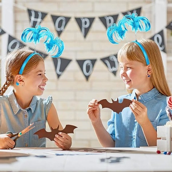 1 Styk Ponytails Headbopper Falske Fjer Ponytails Hårbånd Halloween Kostume Hovedbeklædning Tilbehør