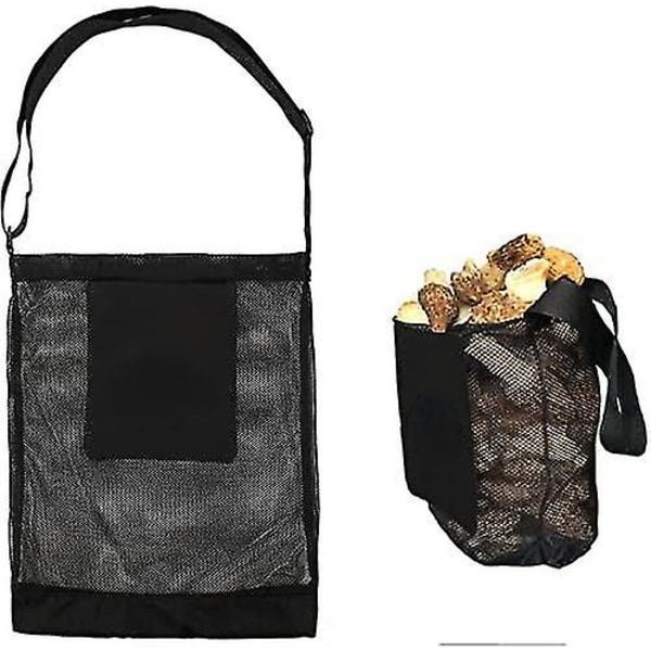 Soppjaktpose, Mesh-soppforsøkspose, sammenleggbar fruktsamlende soppkurv for hageelsker