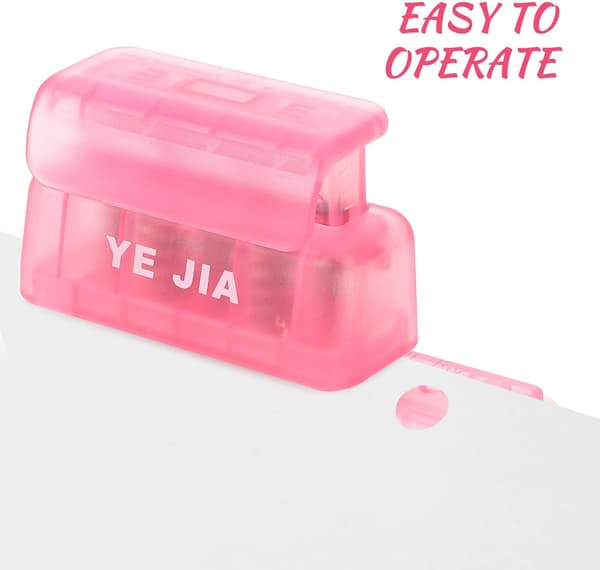 Five-Hole Punch Tool for Binder Paper Craft Office Use Small Portable Hole Puncher