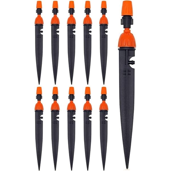 Adjustable Drip Irrigation Nozzle Garden Plant Watering 360 Degree Drip Atomizer Cooling/Irrigation Equipment (10-PACK)