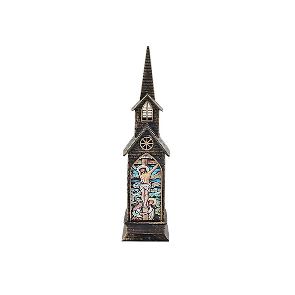 Julreligiös Ljusstake Kors Jesus Jungfru Bord Ljusstake Te Li