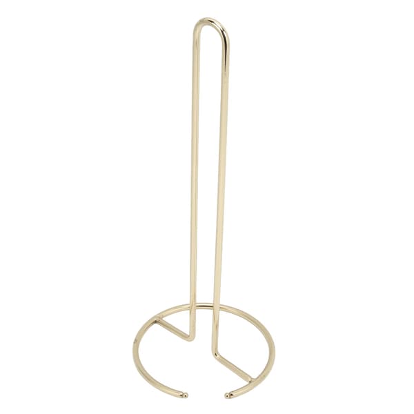 Wrought Iron Tissue Holder, Smoother Surfaces, Simple 1-Piece Forming, Paper Holder for Office, Kitchen Table, Gold