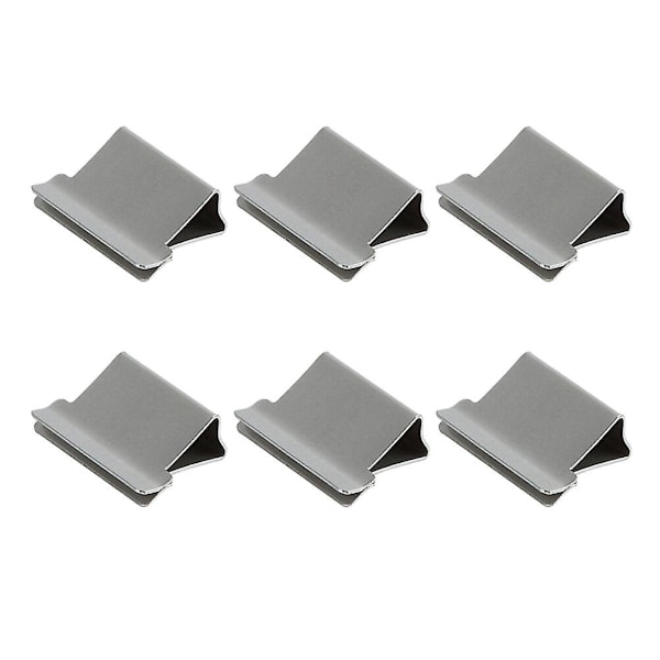 50 st Gem Paperclips Gemklämma Dispenser Metallklämmor Clam Clips Refiller Häftklämmor