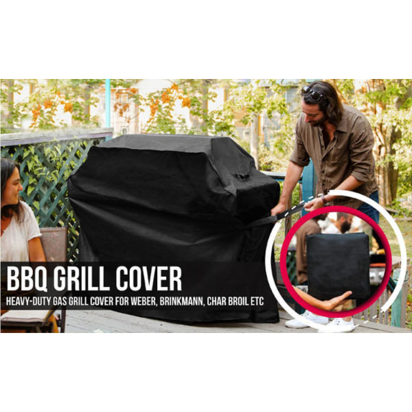 Bbq Grill Cover Vandtæt Heavy Duty Gas Grill Cover Uv Grill Cover Ripstop