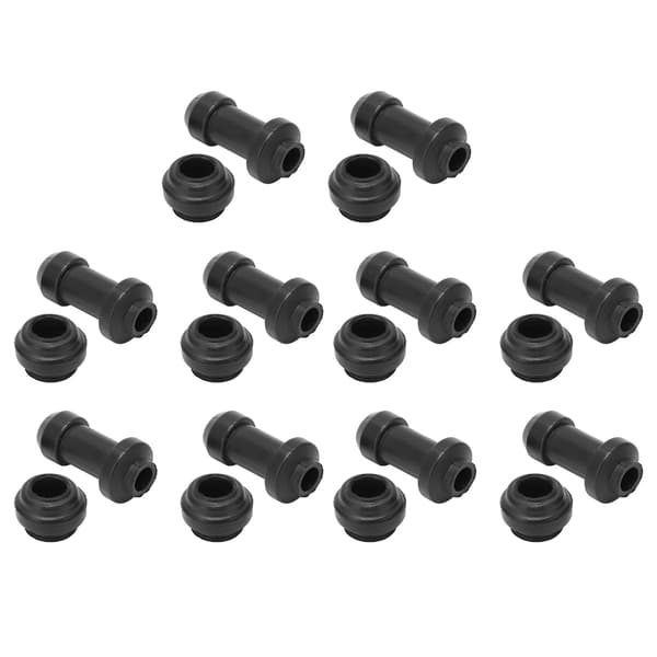10-pack Motorcycle Disc Brake Caliper Protective Dust Cover Long Short High Accuracy Rubber Universal