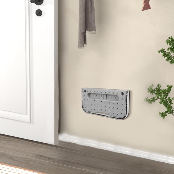 Foldable Shoe Rack Shoe Holder 28 * 14 * 2 cm PP Wall Mounted Space-Saving Design Multifunctional
