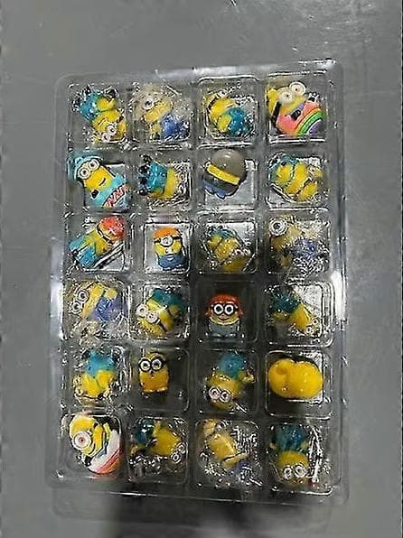 2026 Minions julklapp blindlåda - julkalender 24 dagars nedräkning överraskning