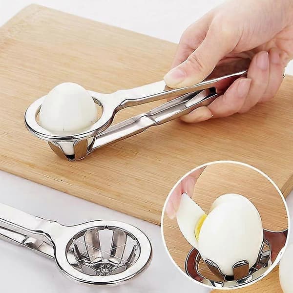 Egg Slicer for Kitchen, Non-slip, Practical Kitchen Utensil, Egg Divider for Hotel