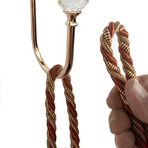 Gardinclips U-formet metalgardinsnor, metalgardin -2 P