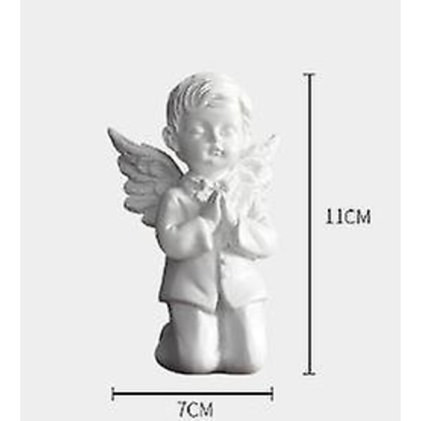 Angel Skulptur Kreativ Skulptur Dekoration Angelbed for englene at bringe dig held og lykke