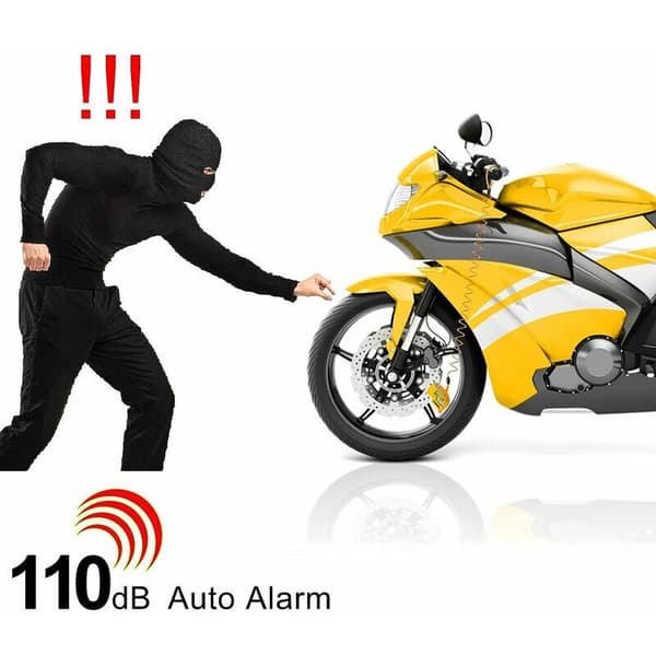Motorcykel alarmlås