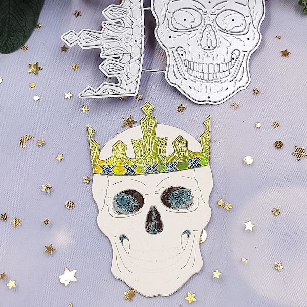 Halloween-kallo Metallileikkuri Stencil DIY-kirjan ja albumin paperimalli