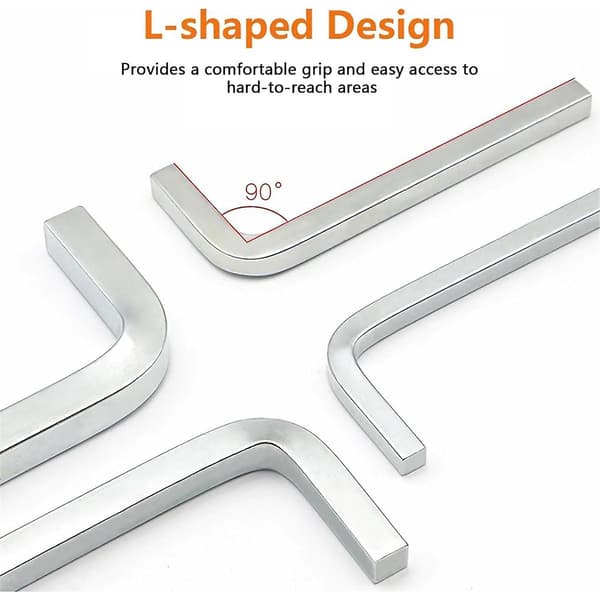 7-piece L-shaped Square Key Set, Chrome Vanadium Steel, Square Screwdriver