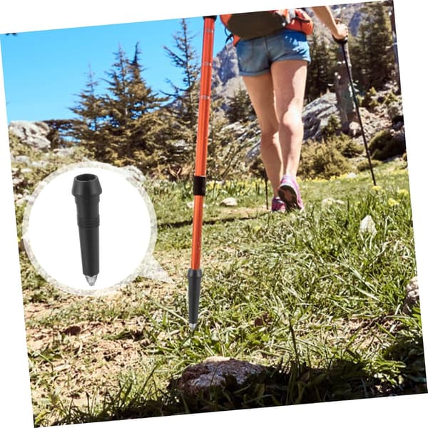 Cane Tip Replacement for Walking Poles Durable Hiking Accessories Excellent Grip