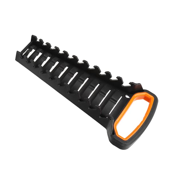Self-locking Wall Mounted Tool Holder Wrench Organizer Storage Tray 10 Wrench Capacity