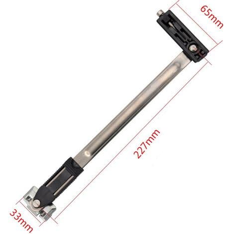 Aluminium Alloy Window Restrictor, Double Internal Angle Regulator, Window Stay, 1 Piece