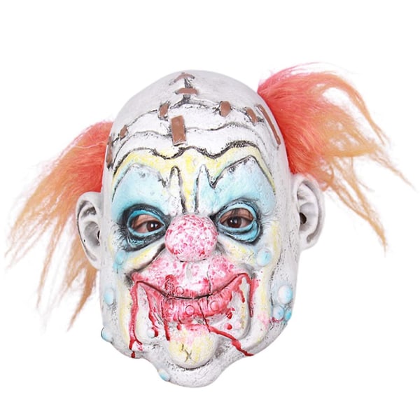 Halloween Horror Clown Mask Adult Horror Devil Cosplay Prop Zombie Mask Halloween Costume Party Prop Mask