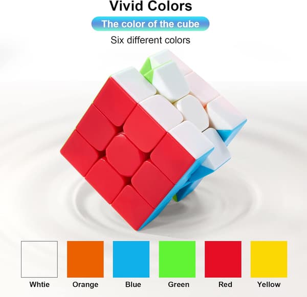 1PC Speed Cube: Professionell 3x3x3 Speed Cube - Snabb och smidig