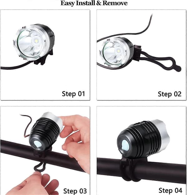 Elastic Silicone Strap for Bicycles, Bicycle Silicone Strap for Attaching Flashlights, Mobile Phones and Stopwatches, 20-Pack