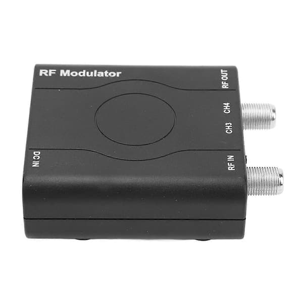 HDMI-kompatibel RF-modulatoradapter, RF-modulator koaksialkonverter, HD Multimedia Interface til RF svart Black